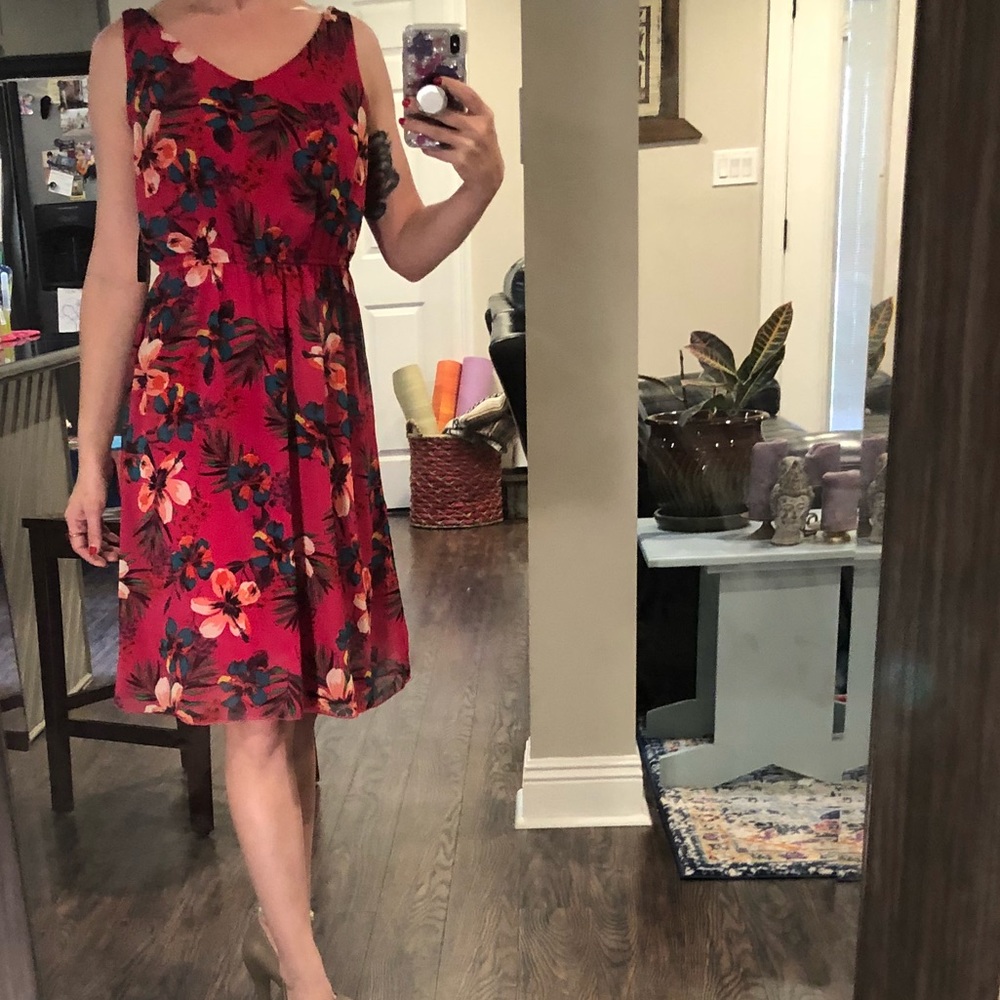 Pink Size small tropical dress
